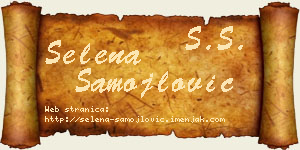 Selena Samojlović vizit kartica